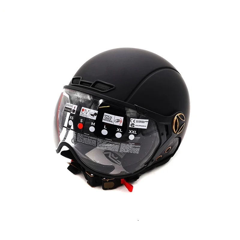 Casque JET noir mat (taille XS à XXL)