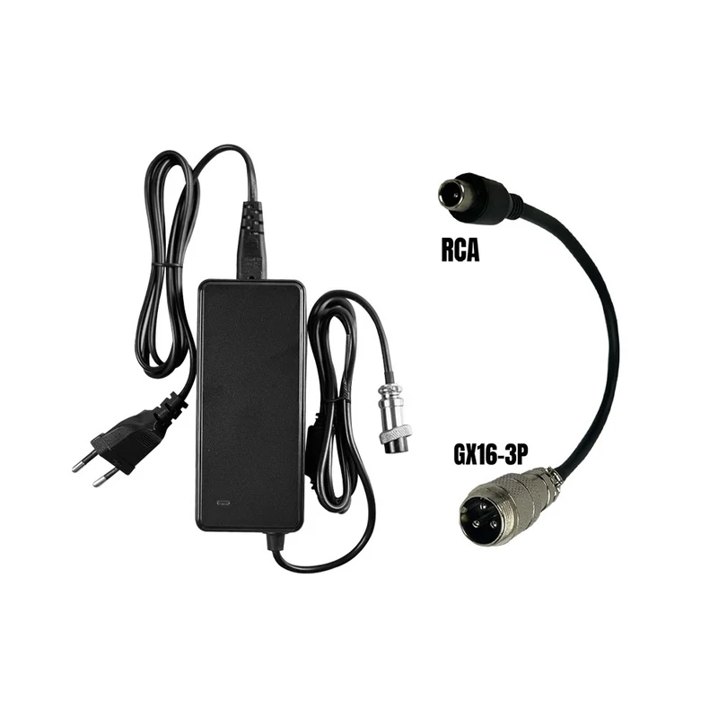 Pack Chargeur 36V ➡️ 42V / 2A (connecteur RCA)