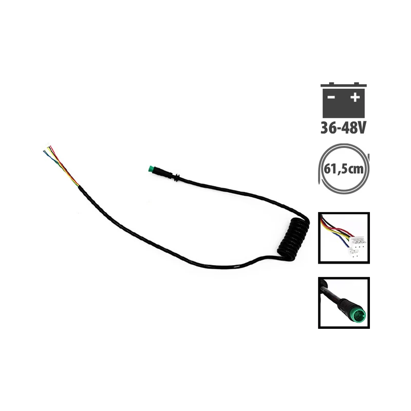 Cable data connecteur etanche Etwow 36/48V