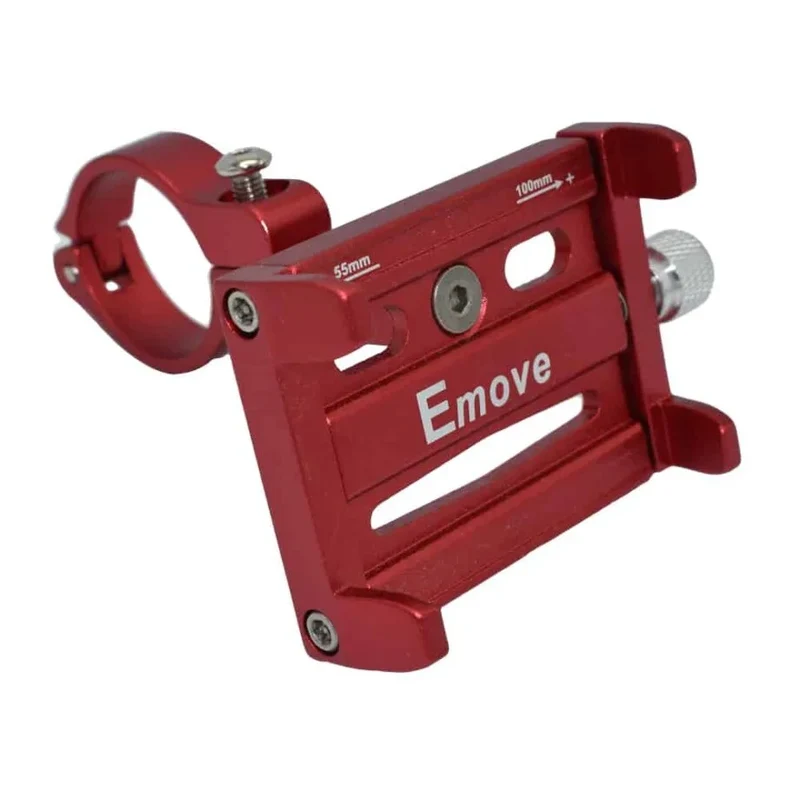 Support téléphone portable rouge pour scooter Premium