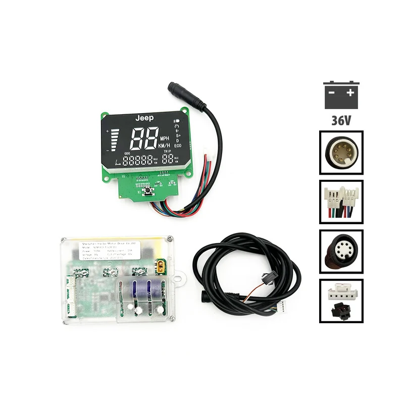 Kit display et controleur 36V Jeep Urban Camou