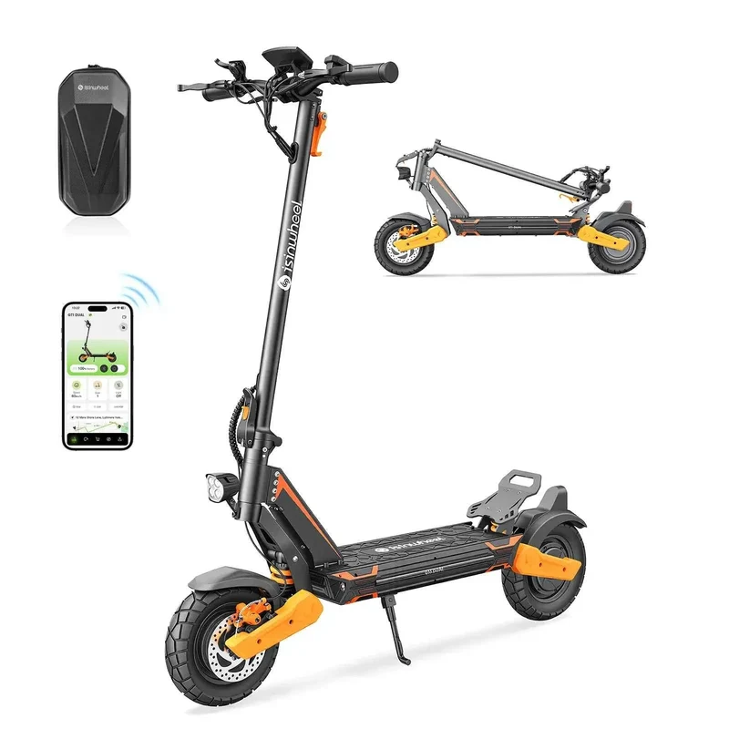 isinwheel GT1 Dual Motor Off Road Electric Scooter 1600W