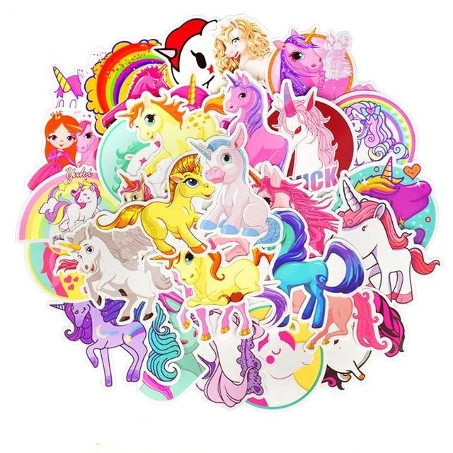 Autocollant Trottinette Licorne (30pcs)