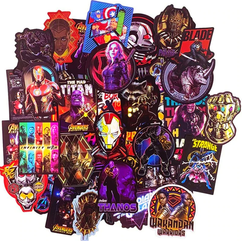 Autocollant Trottinette Marvel Heroes (50pcs)