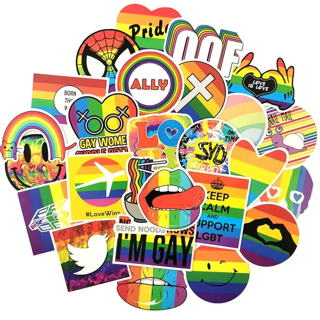 Autocollant Trottinette Over the Rainbow (50pcs)