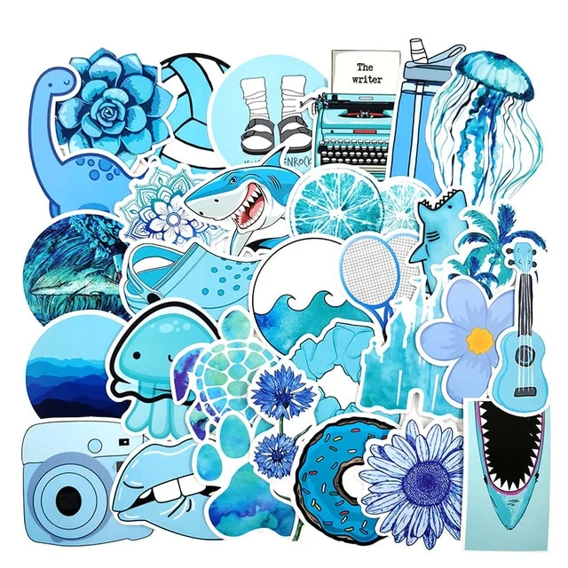 Autocollant Trottinette Beach Mood (50pcs)