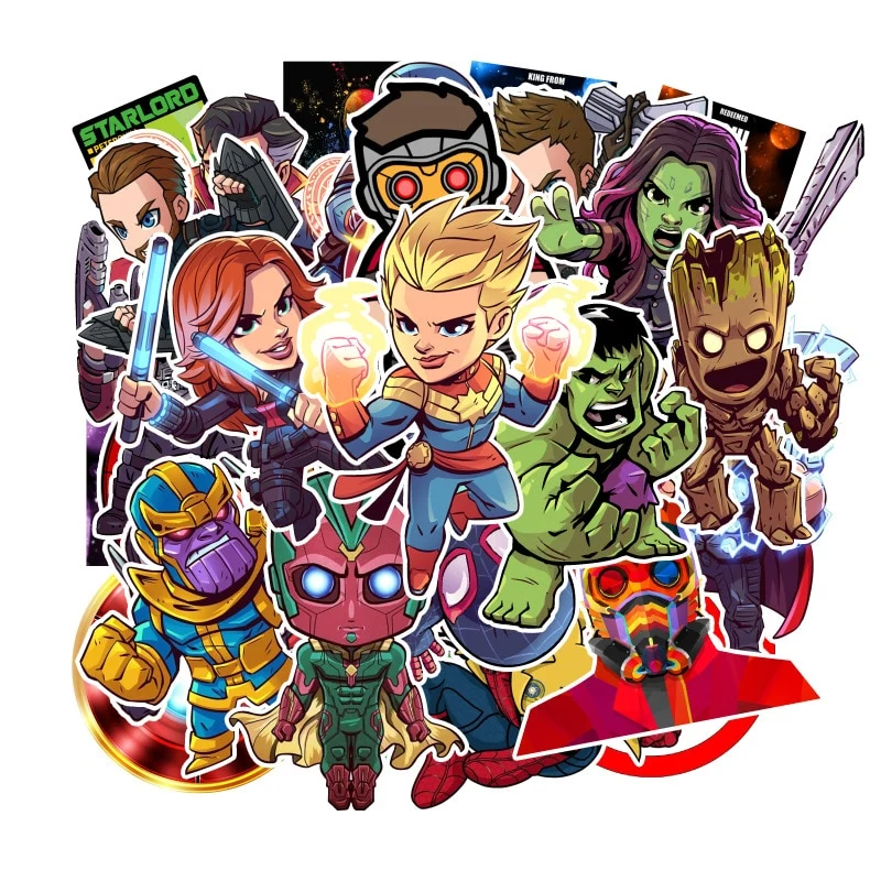 Autocollant Trottinette Mini Marvel⭐ (95pcs)