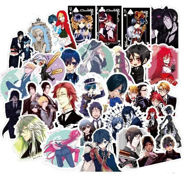 Autocollant Trottinette Black Butler🍾 (50pcs)