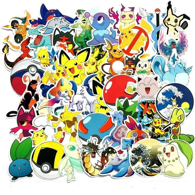 Autocollant Trottinette Pokémon👾 (45pcs)
