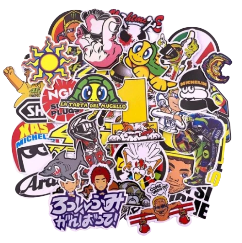 Autocollant Trottinette Cutie Cartoon (40pcs)