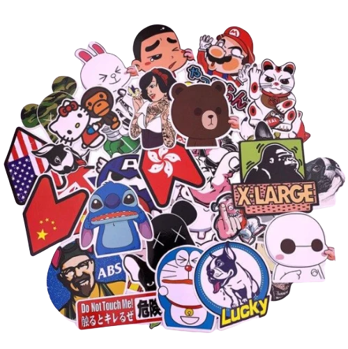 Autocollant Trottinette Cartoon (40pcs)