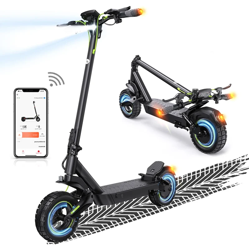 isinwheel® S10MAX Commuter Electric Scooter 60-70KM Range