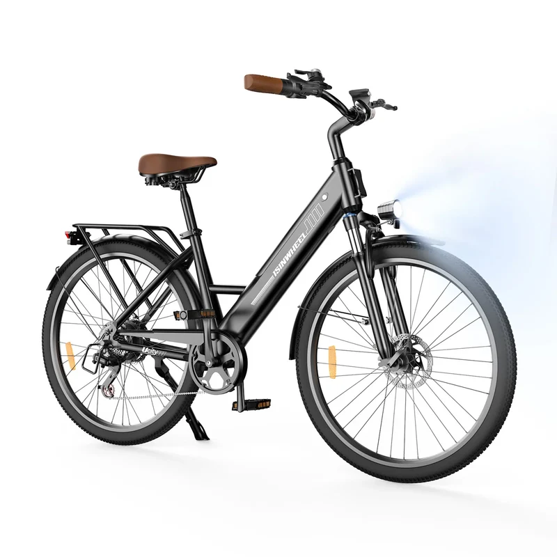 isinwheel Ucity Electric Commuter Cruiser Bike 88KM Long-Range