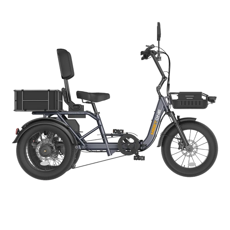 Meet One Breeze 2.0 Full Suspension Folding Electric Trike