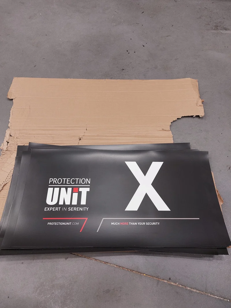Panneau lettre "X"