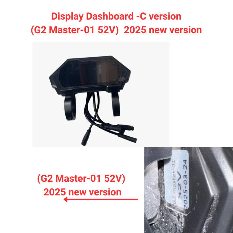 Tableau de bord pour Kukirin G2 Master – version C