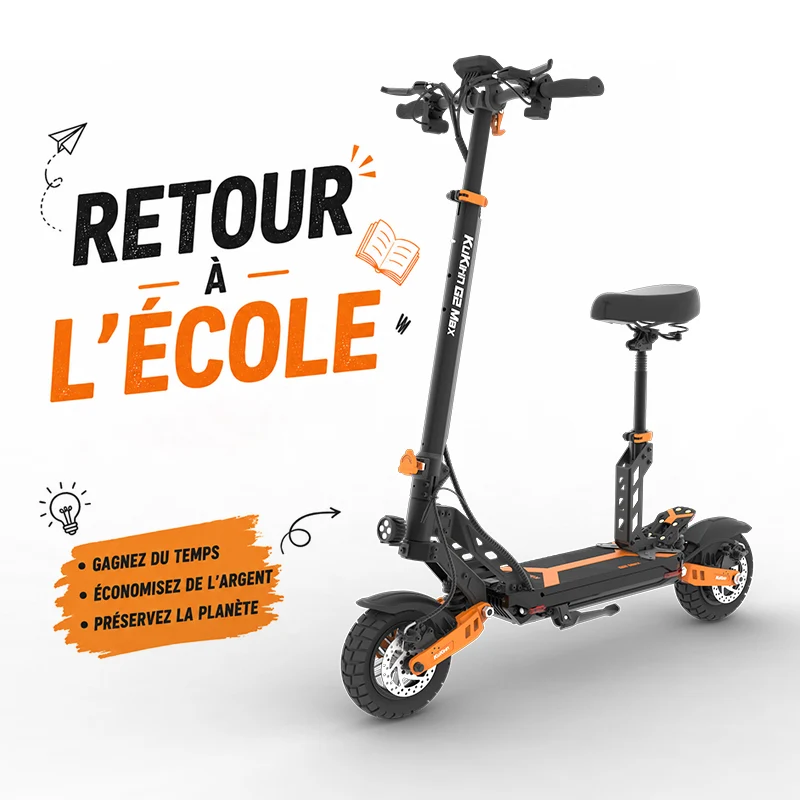 Trottinette Électrique KuKirin G2 Max | Autonomie 70 km | Vitesse Maximale 55 km/h
