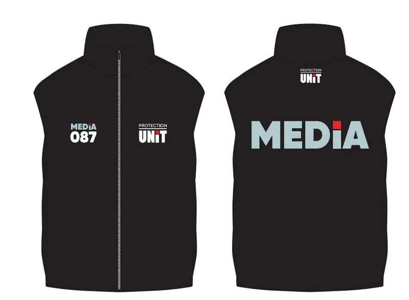 Softshell MEDIA sans manche noir femme