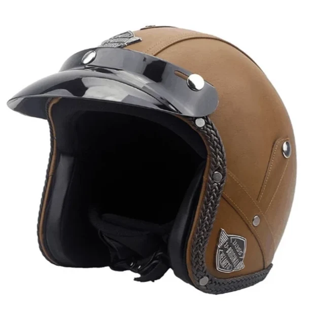 Casque Trottinette Casque Vintage BlackEye marron