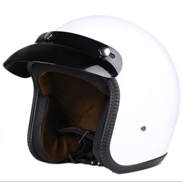 Casque Trottinette Casque Vintage Glossy Snow
