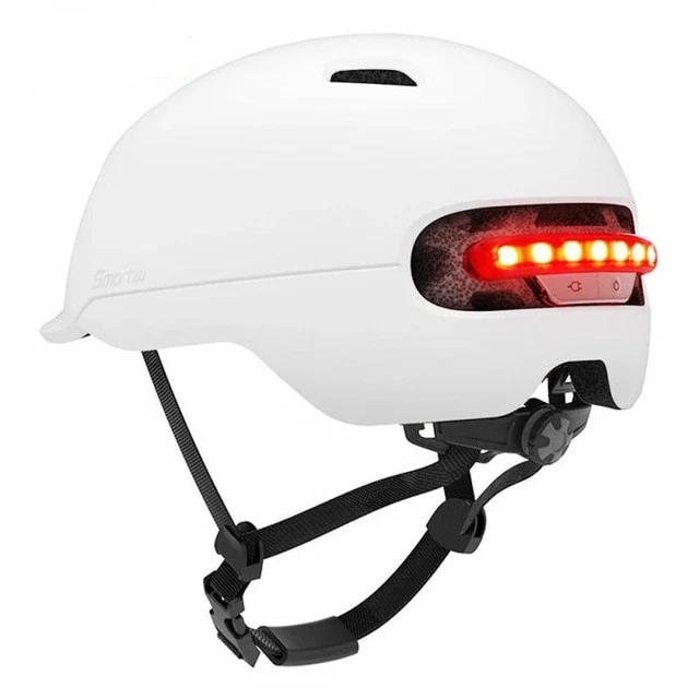 Casque Trottinette Casque LED URBAN blanc