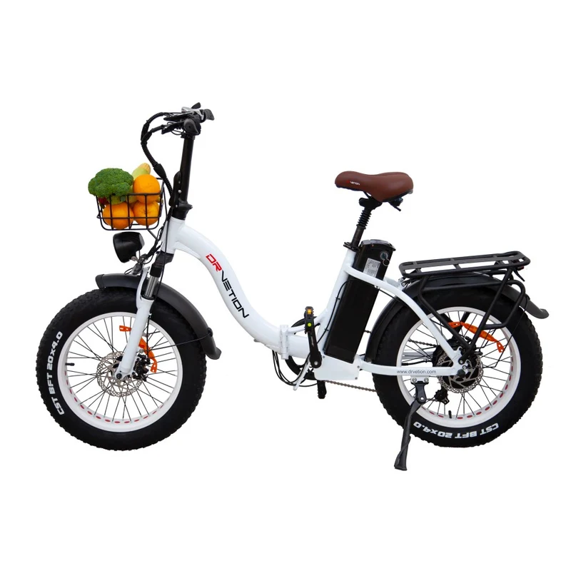 DRVETION CT20 20" Pliant Fat Bike 750W Moteur 48V 10Ah/15Ah/20Ah Batterie