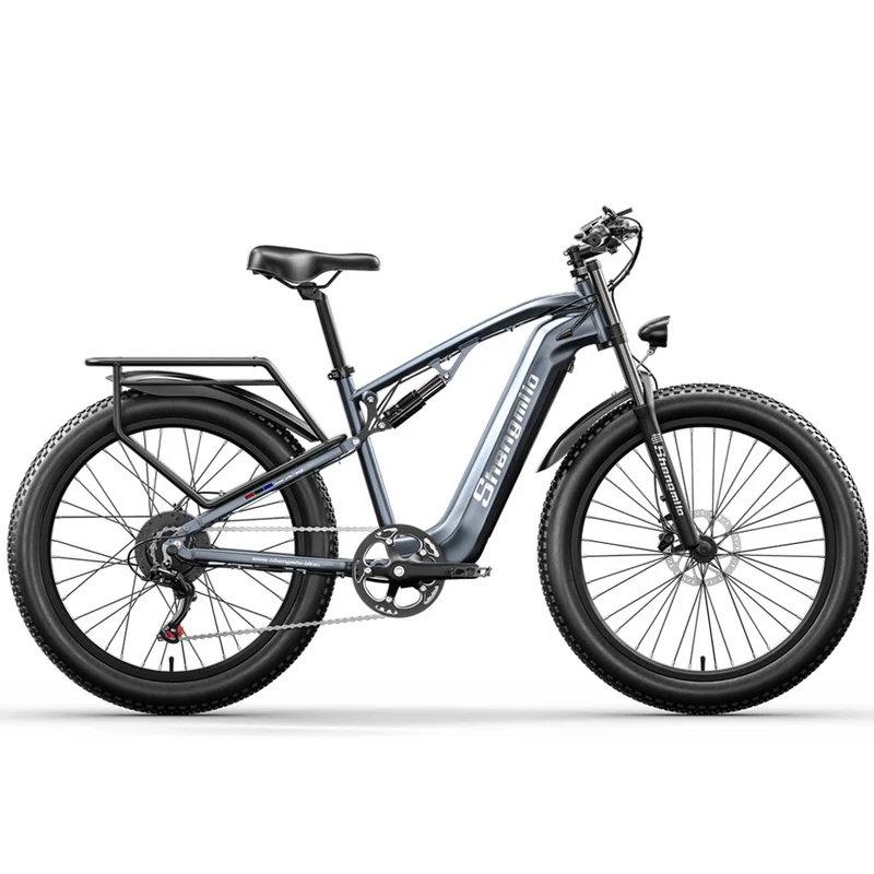 SHENGMILO MX05 26" Fat Tire VTT électrique 1000W Moteur 48V 17,5Ah Batterie