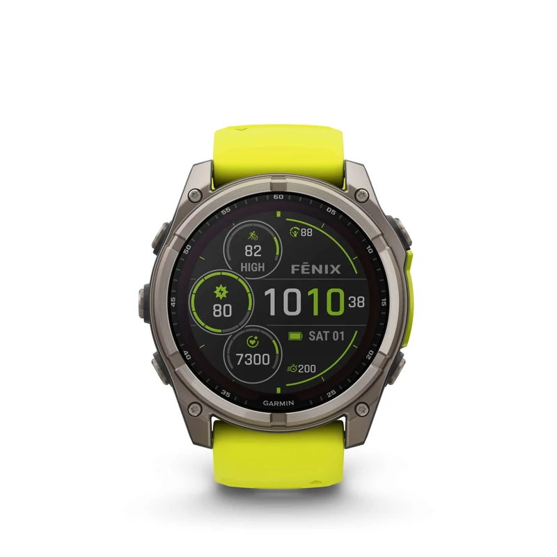 Fenix 8 Solar 51mm Titanium Jaune | Garmin