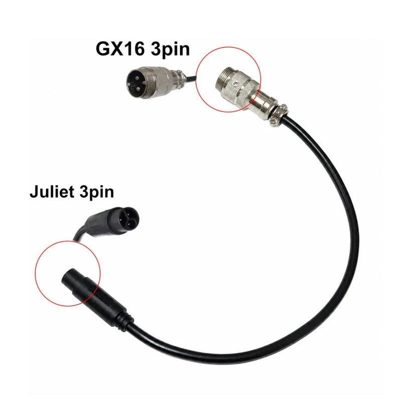 Câble convertisseur GX16 vers Juliette 3 broches