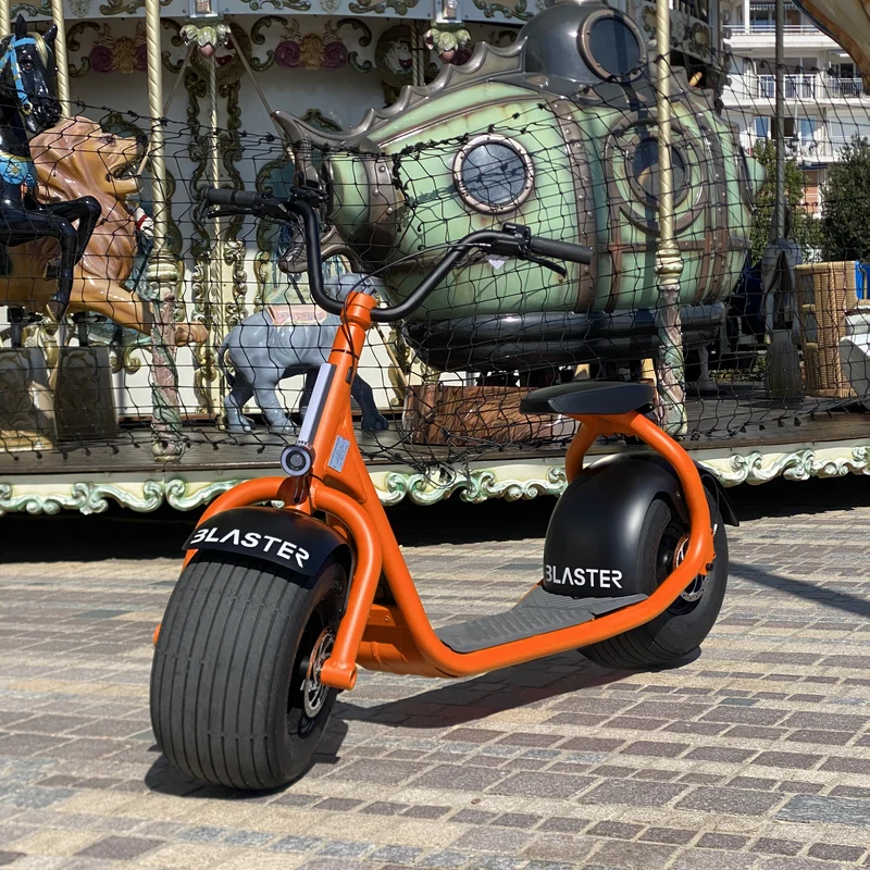 Scooter électrique Blaster orange tangerine