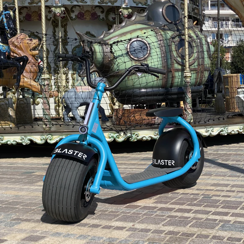 Scooter électrique Blaster bleu cyan