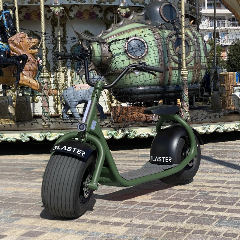 Scooter électrique Blaster Vert Sauge (mat)