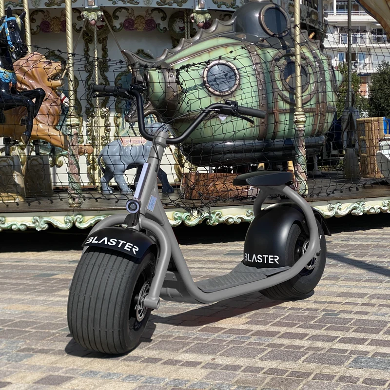 Scooter électrique Blaster gris perle