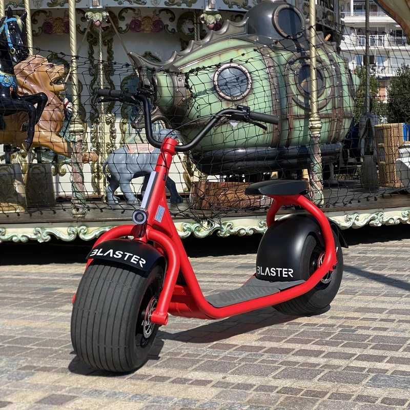 Scooter électrique Blaster rouge mat