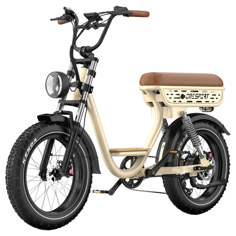 ONESPORT W77 Electric Bike 20" Tires 500W Motor 48V 18Ah Battery