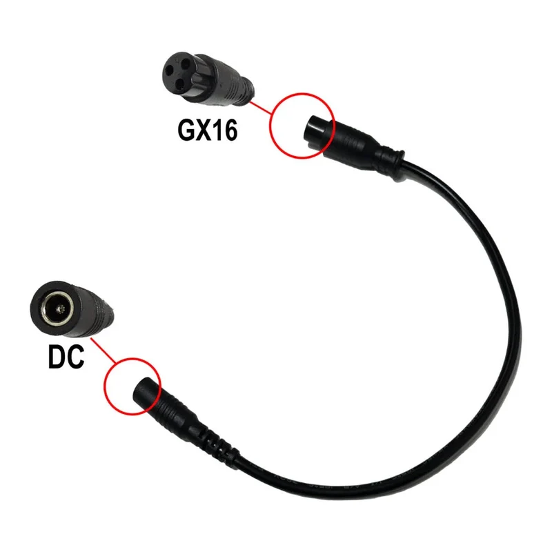 Câble convertisseur GX16 vers CC