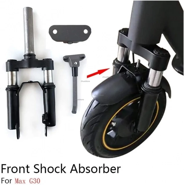 Lot suspension fourche + béquille - Ninebot MAX G30