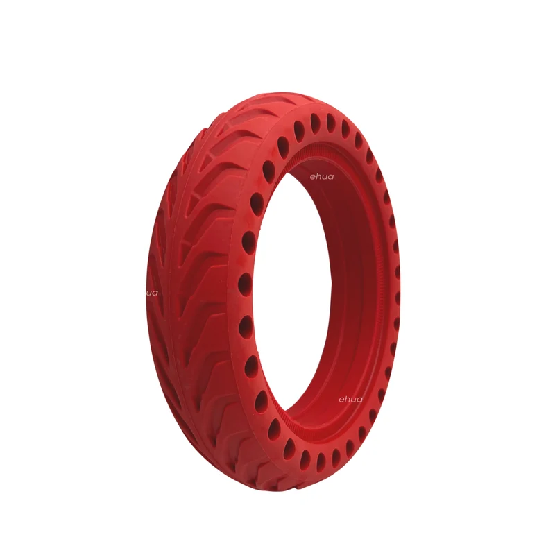 Pneu plein aleveolé ROUGE pour xiaomi M365/Pro/Pro2/3/Essentail/1s, Wispeed T850/T855/Pro