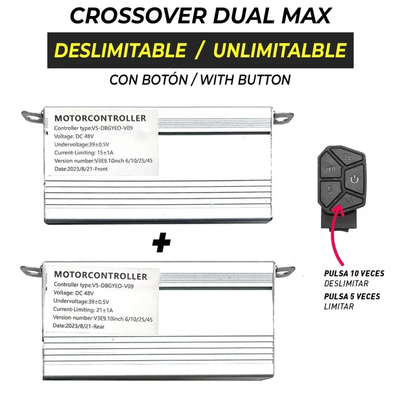 Contrôleurs Smartgyro débridable pour Crossover Dual Max avant + arrière