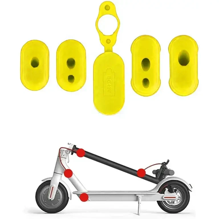 Kit cahoutchouc pour cables trottinette Xiaomi jaune