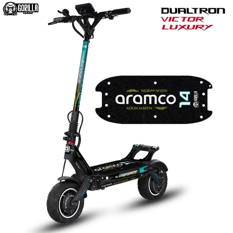 Vinyle pour Dualtron Victor Luxury – Aston Martin & Aramco Gorilla