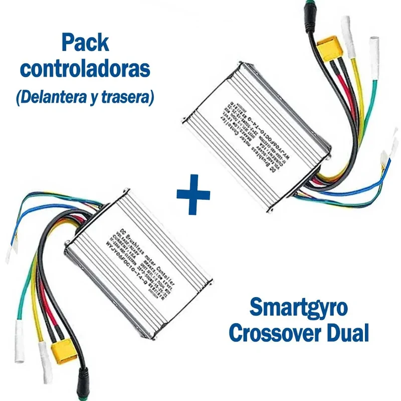Double Contrôleur (Avant + Arrière) 48V-21A Smartgyro Crossover débridable