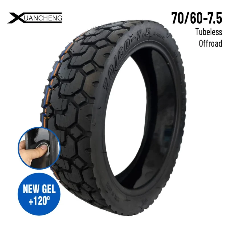 Pneu tout-terrain sans chambre à air 70/60-7.5 avec gel anti-crevaison Xuancheng