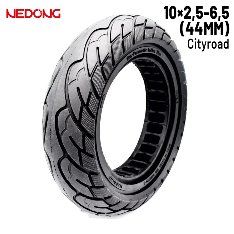 Pneu plein 10×2,5-6,5 - 44MM noir