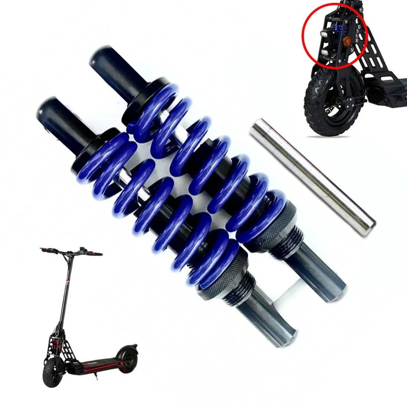 Amortisseur avant bleu pour Bogist Urbetter M6, Ecoxtrem Bison, B-Mov freestyle 5