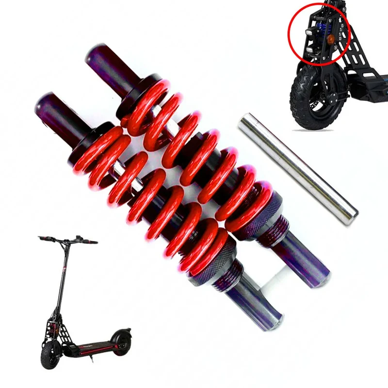 Amortisseur avant rouge pour Bogist Urbetter M6, Ecoxtrem Bison, B-Mov freestyle 5