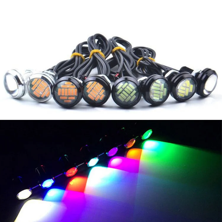Eagle Eye Led Light (pack de 2 luminaires) Jaune-Blanc (12 LED par lumière)