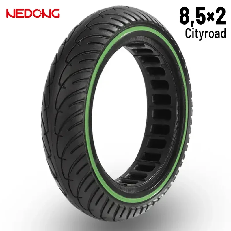 Pneu plein 8,5×2 - ultra leger Nedong vert