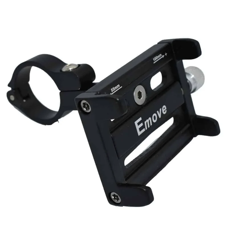 Support téléphone portable noir pour scooter Premium