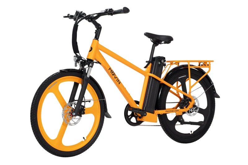Movin' Turbo Electric Bike - Extended Range E-Bike, 20mph Top Speed, 500W Motor, 100 miles Range